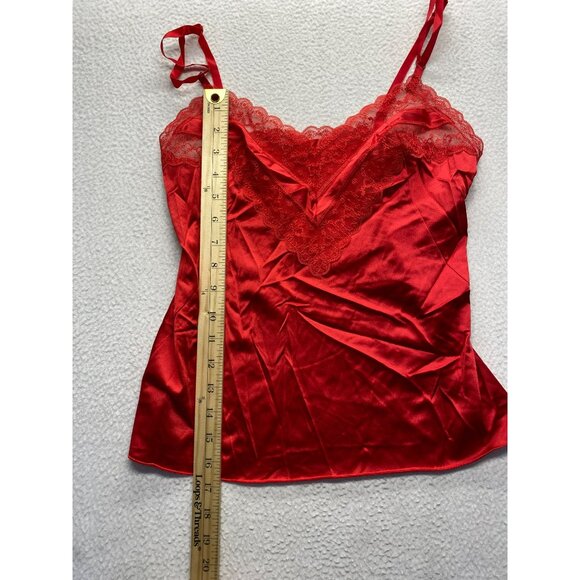 Vintage Red Vanity Fair Lace Trim Camisole #5730 - Picture 5 of 6